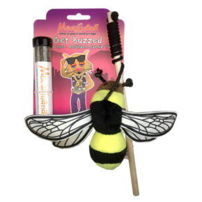 Meowijuana - Get Buzzed Bee Refillable Catnip Toy