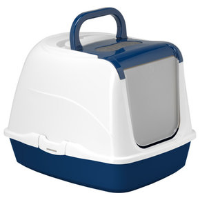 Moderna-Flip Cat Litter Box Jumbo Blue