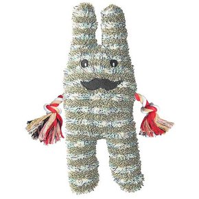 Patchwork Pet - Greybar 13" Squeak & Rope Toy