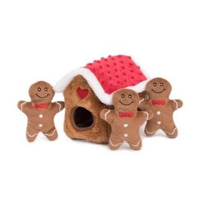 Zippy ZippyPaws Holiday Burrow - Gingerbread House