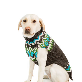 Chilly Dog Sweaters - Fairisle Charcoal