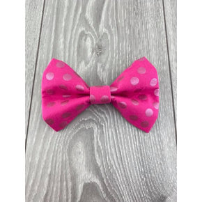 The Grey Dog The Grey Dog - Bowtie Pink Polka Dot