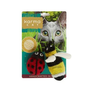 Dharma Dog Karma Cat Karma Cat - Bee & Ladybug Cat Toys