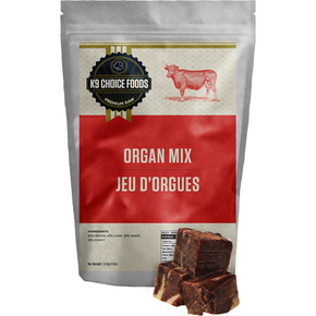 K9 Choice - Beef Organ  3lb Bag