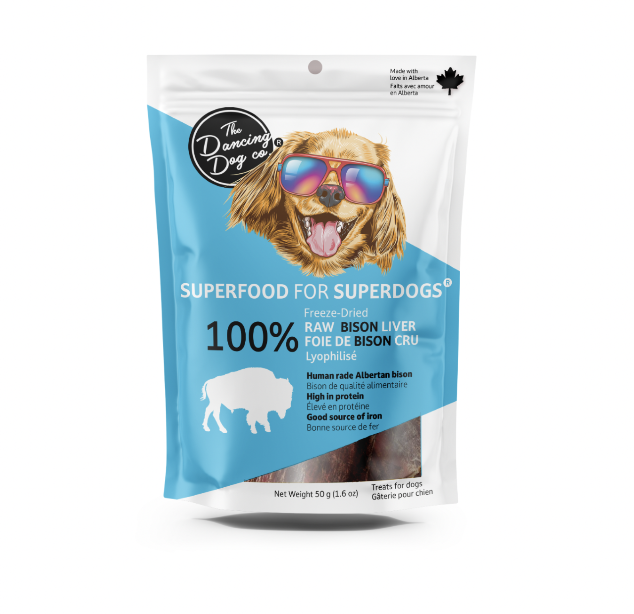 Dancing Dog Co. Dancing Dog Co. -  Bison Liver Freeze Dried 50g