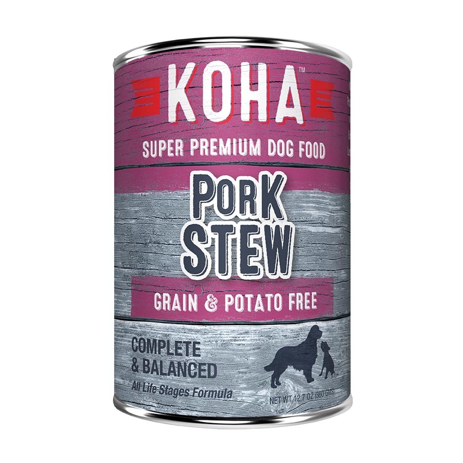 Koha Super Premium Pet Food Koha - Dog Food Pork Stew 12.7oz