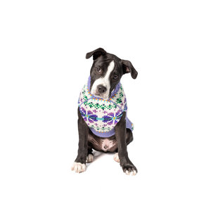 Chilly Dog Sweaters Chilly Dog Sweaters - Lavender Flowers / TAKE 30% OFF