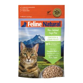 Feline Natural - Chicken & Lamb  Freeze Dried Cat Food