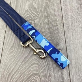 The Grey Dog - 6' Leash Blue Camo