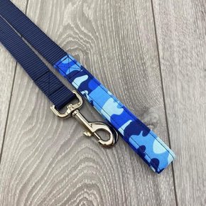 The Grey Dog - 6' Leash Blue Camo