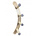 BUDZ BUDZ - Wall Mounted Cat Tree Ladder 8"x14"x27"