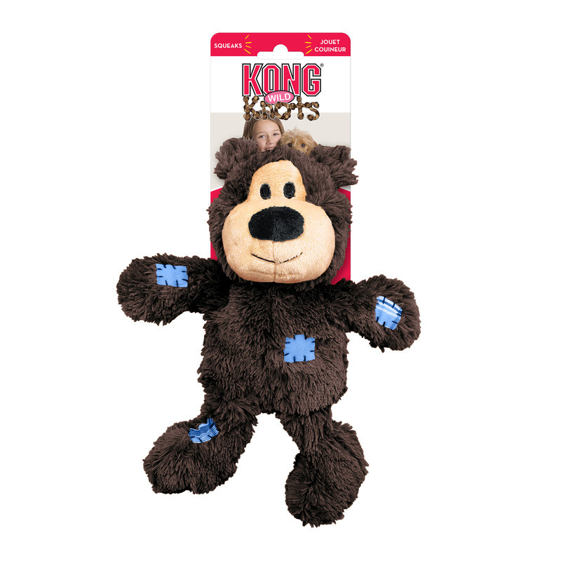 Kong Kong "Wild Knots" Toy - Small/Med Bear
