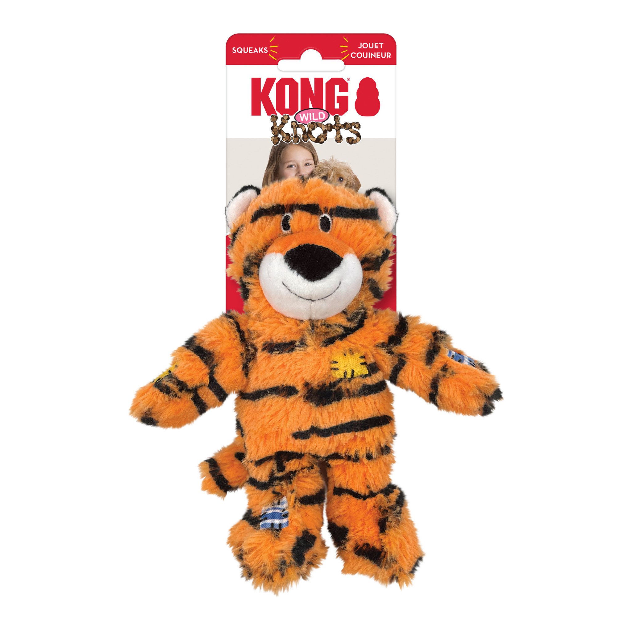 Kong Kong "Wild Knots" Toy - Med/Large Tiger