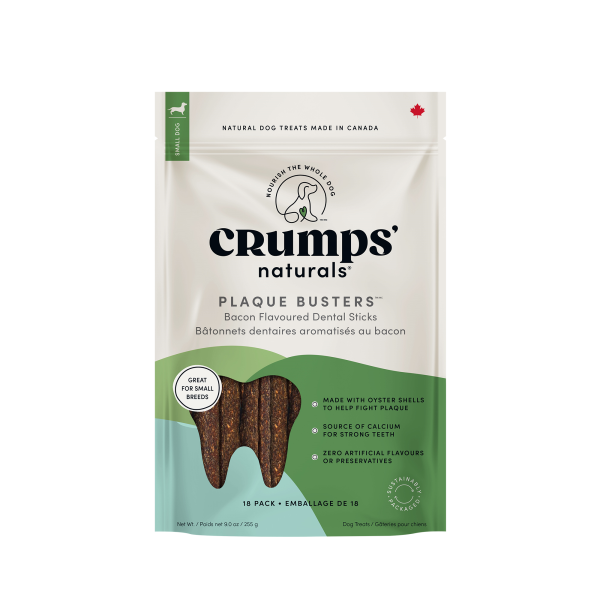 Crumps' Naturals Crumps' Naturals - Plaque Busters Bacon 3.5"-18pk (255g)