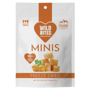 Wild Bites Wild Bites - Freeze Dried - Marble Cheese 100g