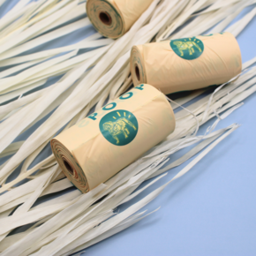Monty's Bags Monty's Cornstarch Poop Bags Regular- single roll 15 bags