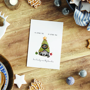 Paper + Petals - O Catmas Tree - cat
