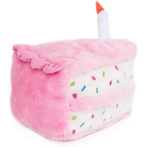 Zippy ZippyPaws - NomNomz "Birthday Cake" Toy Pink