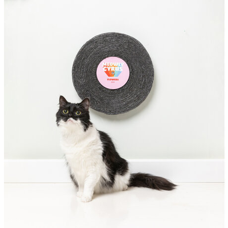 FuzzYard FuzzYard - Meowly Cyrus - Record Cat Scratcher