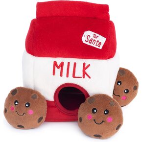 Zippy ZippyPaws Holiday Burrow - Santa's Milk & Cookies