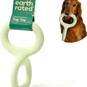 Earth Rated - Rubber Tug Toy - Green