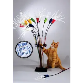 PuRRfect PuRRfect- Feather Bouncer Wand Cat Toy
