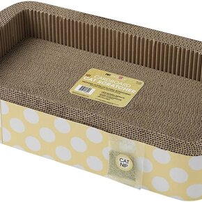 Petrageous - Grumpy Cat Cardboard  Cat Scratcher  Yellow