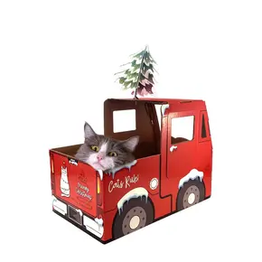Companion Gear - Red Truck House Cat Scratcher