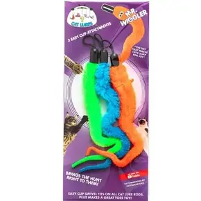 Cat Lures - 3 pc Easy Clip Attachments - Mr. Wiggler
