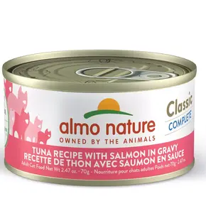 Almo Nature - Cat Food Complete 2.47oz Tuna with Salmon in Gravy(SO)
