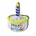 FouFou FouFou- Birthday Cake Toy White