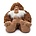 fabdog Fabdog - Floppy Big Foot LRG Dog Toy