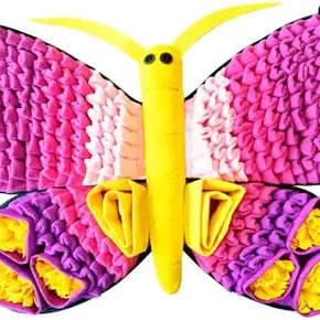 PawzNDogz -Snuffle Mat "Radiant Butterfly"
