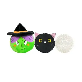 Patchwork Pet Patchwork Pet - Prickle Witch w/ Black Cat 5"