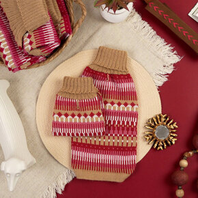 Alqo Wasi Alqo Wasi - Alpaca Sweater Ice Magic Cherry