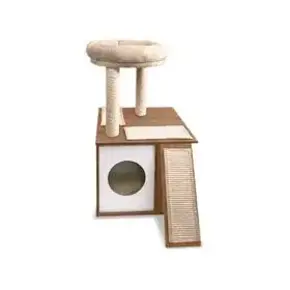 Cloe e Cluzo Cloe e Cluzo - Cat Tree "Kenya House" with Scraatcher