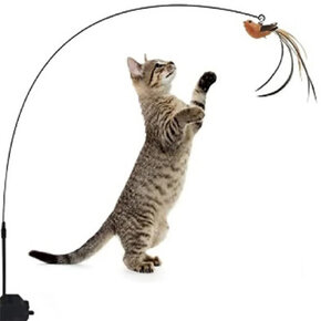 Cloe e Cluzo Cloe e Cluzo - Cat Toy Suction Pole "BLACK"