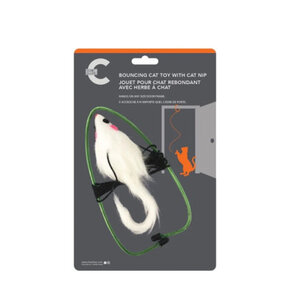Cloe e Cluzo Cloe e Cluzo - Cat Bouncing Toy w/Catnip  "WHITE"