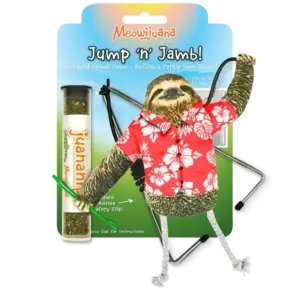 Meowijuana Meowijuana - Sloth Refillable Swinging Door Jamb Toy