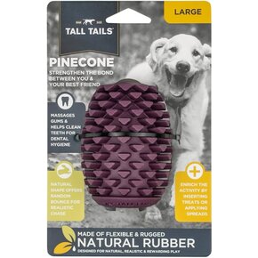 Tall Tails Tall Tails - Natural Rubber Pinecone 4" Dog Toy