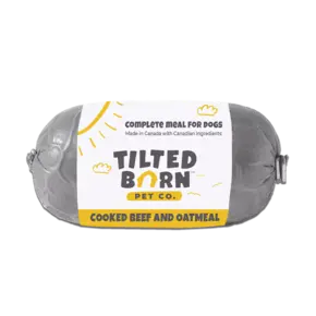 Tilted Barn Tilted Barn - Cooked Beef with Oatmeal 1lb Chub
