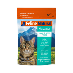 Feline Natural - Beef & Hoki  3oz Pouch