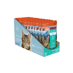 K9 Natural Feline Natural - Beef & Hoki Pack (12-3oz Pouches)