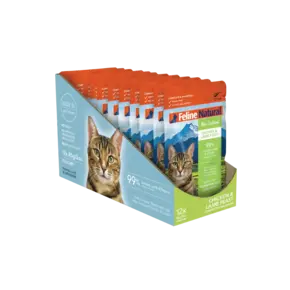 Feline Natural - Chicken & Lamb Pack (12-3oz Pouches)