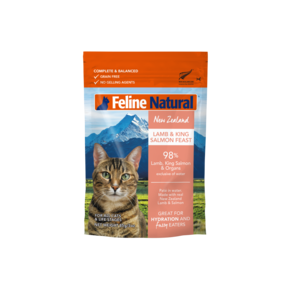 K9 Natural Feline Natural - Lamb & Salmon 3oz Pouch