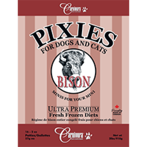Carnivora PIXIES - Bison 2lb Bag (2oz Patties)
