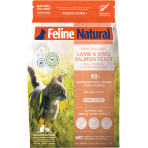 K9 Natural Feline Natural - Lamb & Salmon Freeze Dried Cat Food