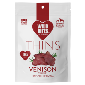 Wild Bites Wild Bites - Thins - Venison 50g