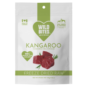 Wild Bites Wild Bites - Freeze Dried - Kangaroo 50g