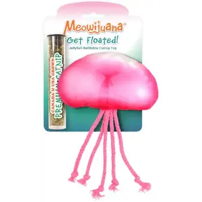 Meowijuana Meowijuana - Get Floated Jellyfish Refillable Catnip Toy